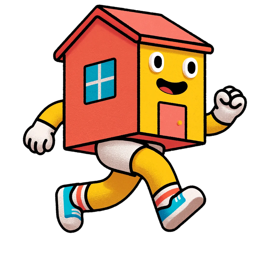 Mark, the Movemark mascot.